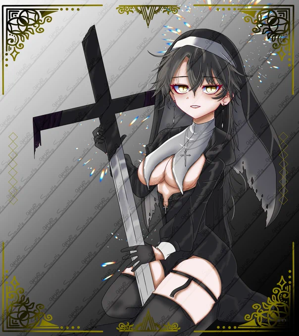 新しくふぉよーして下さった方に見て頂きたいのでリクで描かせて頂いたOCちゃんやVTuberさんのイラストを再掲しておく～ 二次創作はよく再掲してるからね( '•ᴗ•ก )テヘ