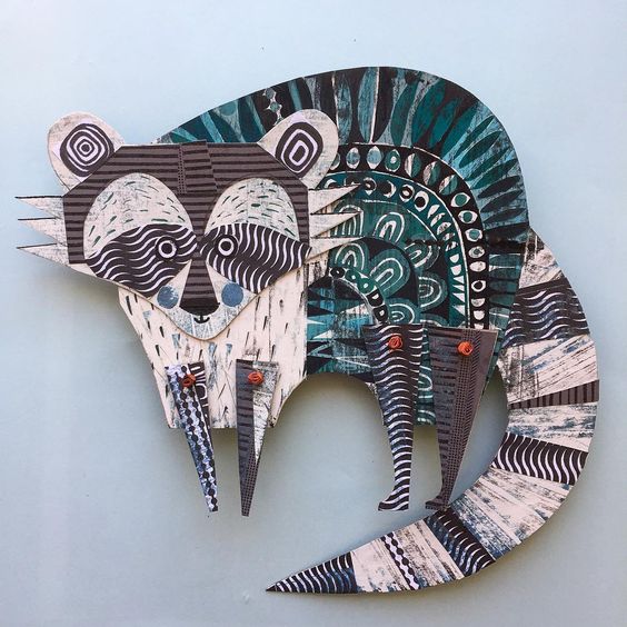 womensart1's tweet photo. Clare Young, a UK illustrator, designer and collage artist who works with paper and fabric #WomensArt https://t.co/zkPfGfYYsb
