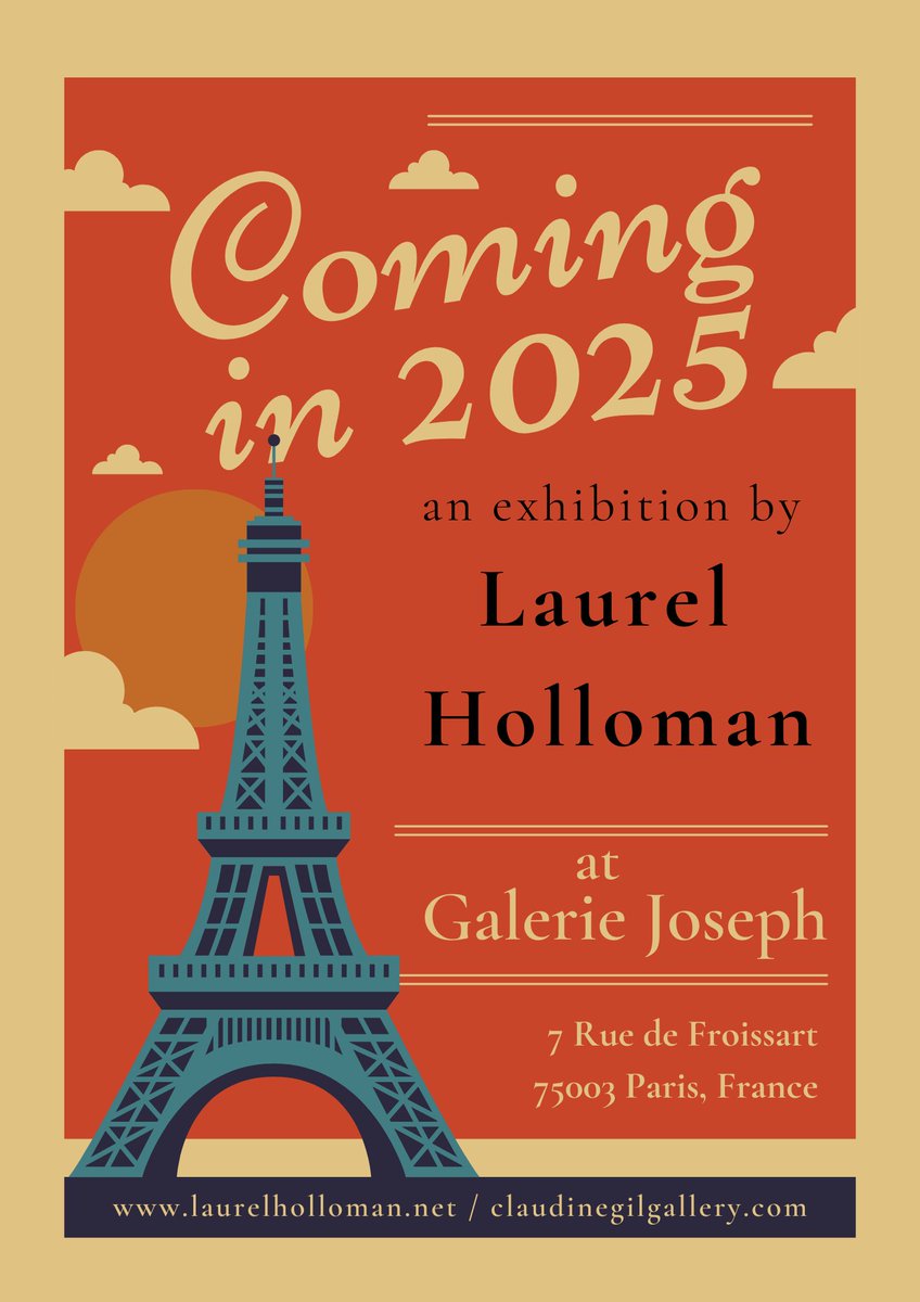 Sanagbrit's tweet photo. When will it be?
The 4th exhibition in Paris by @LaurelLHolloman and @cgilgallery with larger paintings.
#vibrantcolors #fluidforms #depth #movement #symbolism #naturalworld #personalgrowth
I'm looking forward to it.
#CoeurLibre #TheFifthElement #MemoryandMovement https://t.co/s738jvIap0