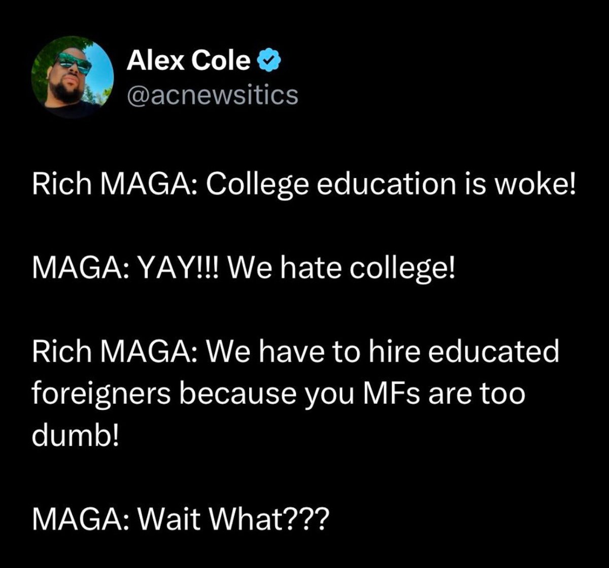 DonsAFelon's tweet photo. The truth can be hard for MAGAts https://t.co/C9NMos97Sx
