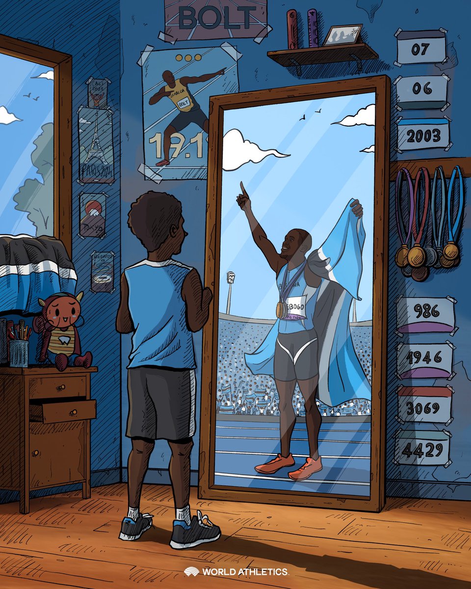 Pride of the nation 🇧🇼

2024 was <a href="/tebogo_letsile_/">Letsile Tebogo</a>’s year 👏