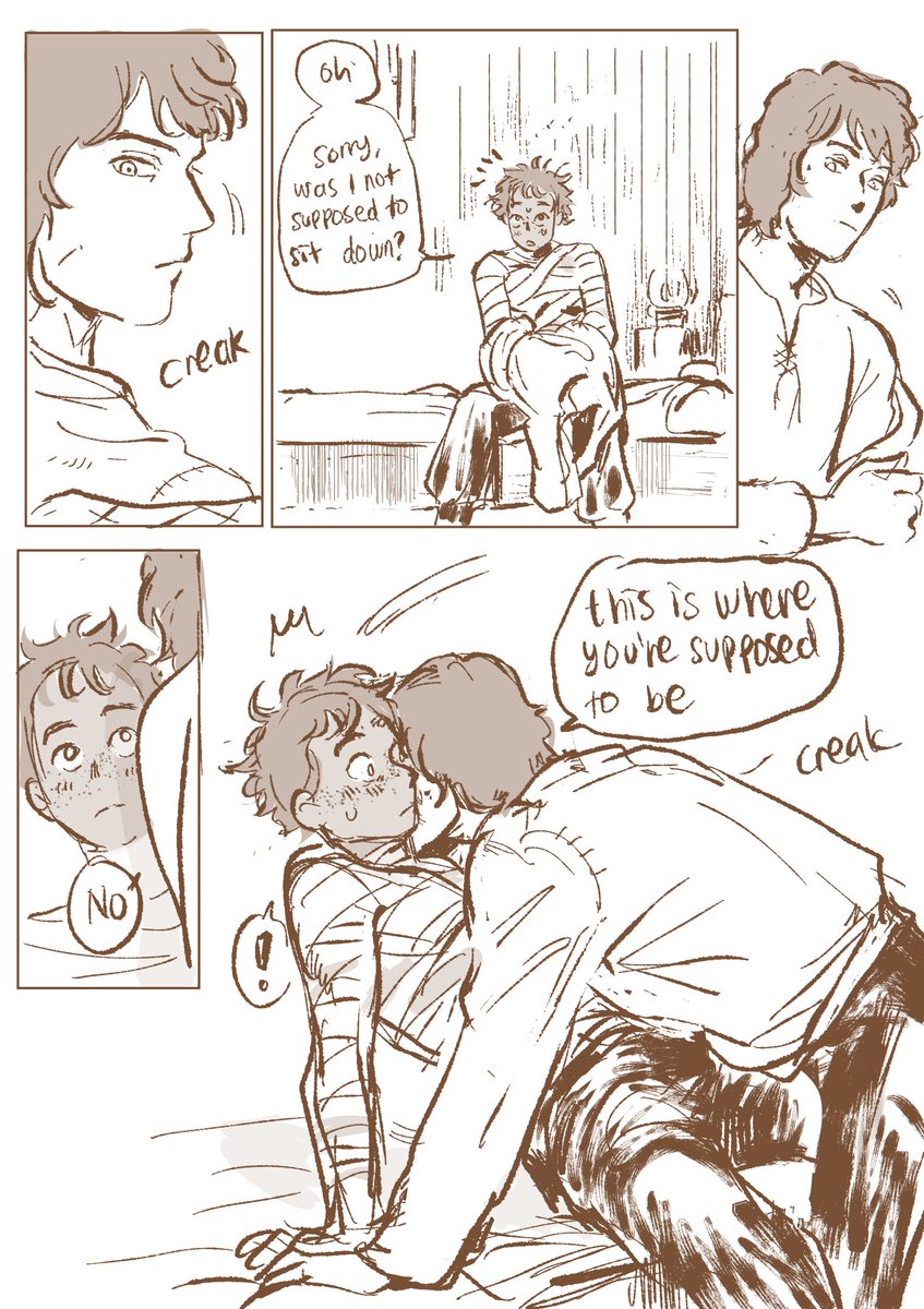 koipepo's tweet photo. more [3/?] #oc #SolKid #solon #woodkid 
now i am stumped lol but it was nice drawing mindlessly. let's see if im able to conjure smth interesting for the next part https://t.co/lI3n6eWdJY