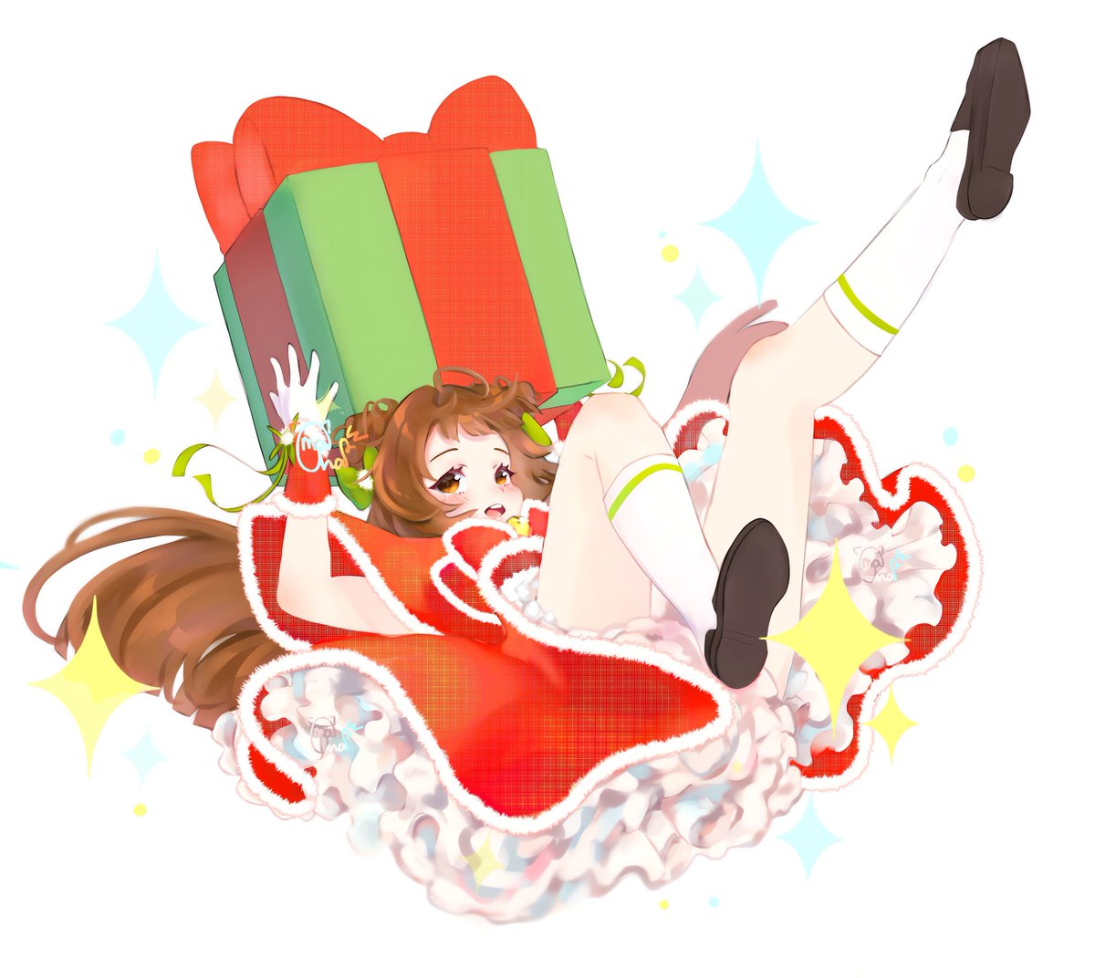 Machamitz44's tweet photo. a bit late, but Merry Christmas everyoneee 🎄🤍‼️

#illustration #Christmas #originalcharacter #oc #art
#イラスト #イラストグラム https://t.co/mrci9WkGSY