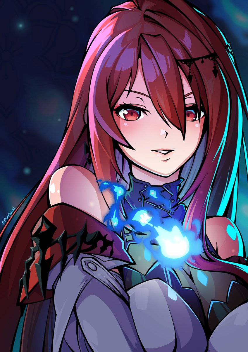 mangaxai's tweet photo. Partook in an art themed Secret Santa this year and drew my boy @BlayTimeArt 's oshi Elizabeth! Merry Christmas my guy (I know it's Christmas has past, I'm just lazy at posting 😭)

#BloodflameArt https://t.co/4zuk83ayir