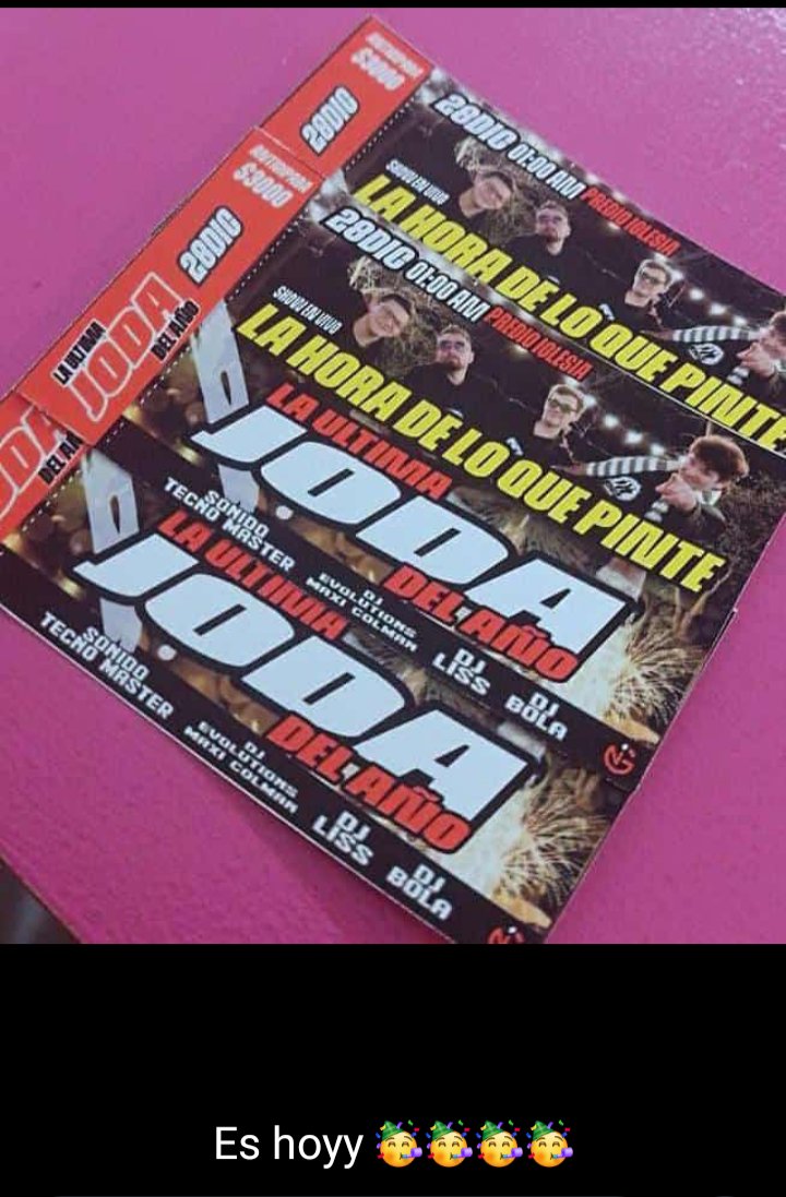 ES HOY!!! NO TE LO PODES PERDER