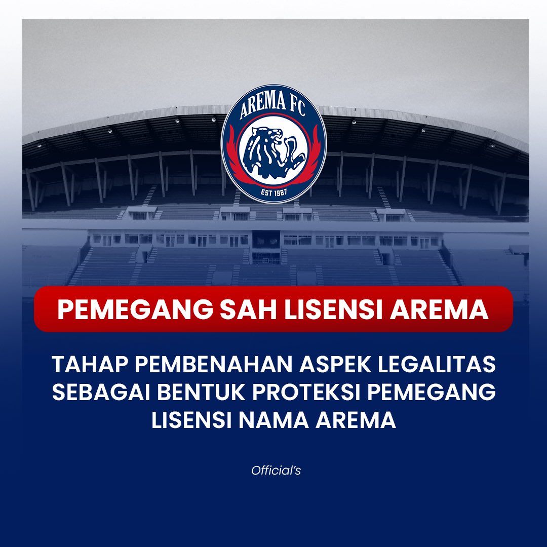 Arema FC tweet media