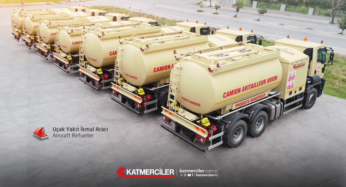 KatmercilerAS's tweet photo. Uçak Yakıt İkmal Aracı / Aircraft Refueller
 
#Katmerciler #AircraftRefuellerTransporter #aircraftrefueler #havalimanıaraçları #airportvehicles #airport #uçak #UçakYakıtHidrantDispenseri #HidrantDispenseri #yenihavalimanı #istanbulhavalimanı #istanbulyenihavalimanı #türkiye #istanbul #iga #igahavalimanı #airpower