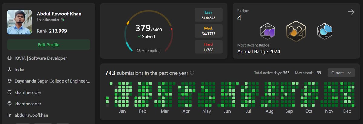 khanthecoder's tweet image. #Day362/365 #365DaysCodingChallenge #LearnInPublic #TechTwitter #IndieHackers #BuildInPublic #100daysofcodechallenge