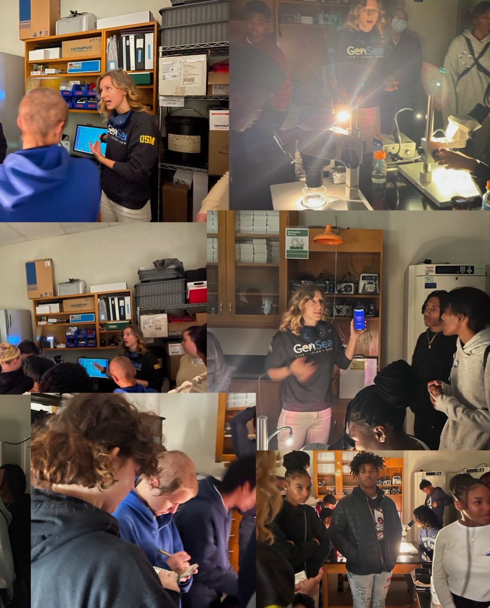 usmSTEMed's tweet photo. Moss Point CTE engineering students enjoyed a December #GenSea visit to blue economy sites at Stennis, including @NavalOceanography and @CoastalUSM. Fewer than 10 spring trips are still available at https://t.co/v6D5oSoktz, so book yours before it’s too late! @MPCTE @MPSDtigers https://t.co/XM146oSDOO