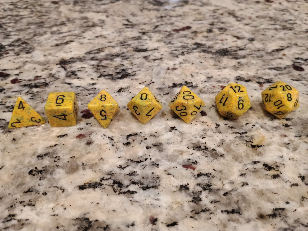 DMExavour's tweet photo. Please stop by the shop and check out our new stock of Chessex Exclusive Dice Sets. We currently have:
Succotash
Almond Blossom
Lavender Fields
Francis
Wild Berry Mix
Robin's Egg
Spicy Queso
https://t.co/NkACKlwi63
#dungeonsanddragons #foreverdm #dungeonmaster #dice #dicelife https://t.co/pGvnk17YVD
