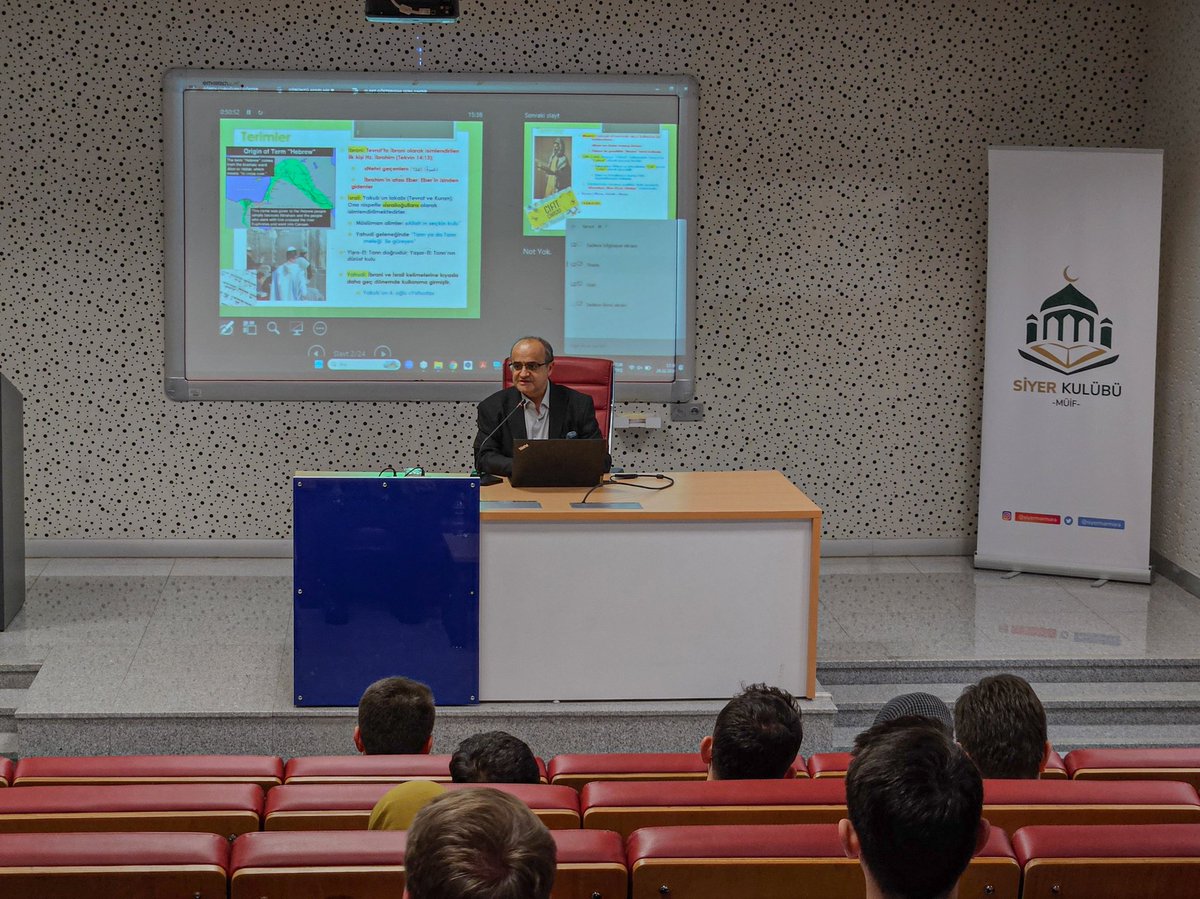 Prof. Dr. Nuh Arslantaş hocamız ile "Filistin Gündemine Dair" programımızı gerçekleştirdik elhamdülillah. Hocamıza, emeği geçen arkadaşlara ve katılımcılara teşekkür ediyoruz. Yeni etkinliklerimizde görüşmek üzere ✨️