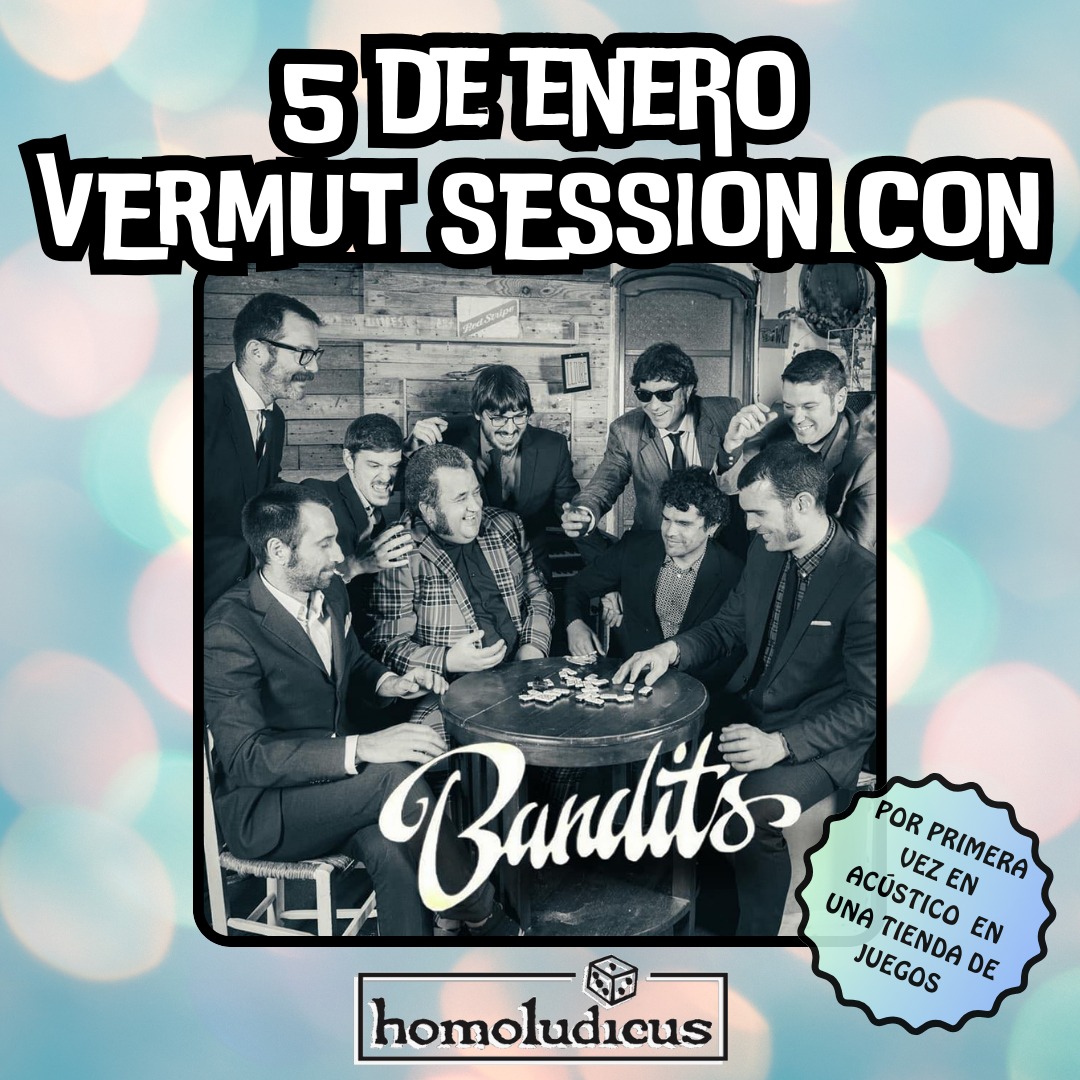 L@s habituales de la tienda sabéis de nuestra predilección por la música jamaicana y el día de reyes tenemos una sorpresa preparada, ya que por primera vez en una tienda de juegos, Bandits la banda con mas acento jamaicano de la contornada, amenizará las compras de última hora