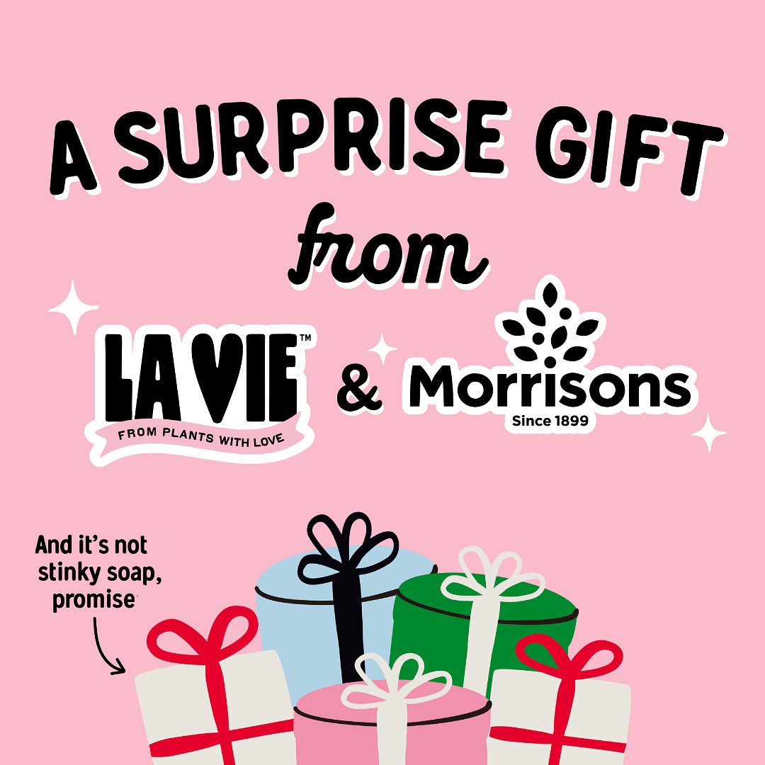 Our full range now in <a href="/Morrisons/">Morrisons</a> for £2? Call it a late Christmas present.