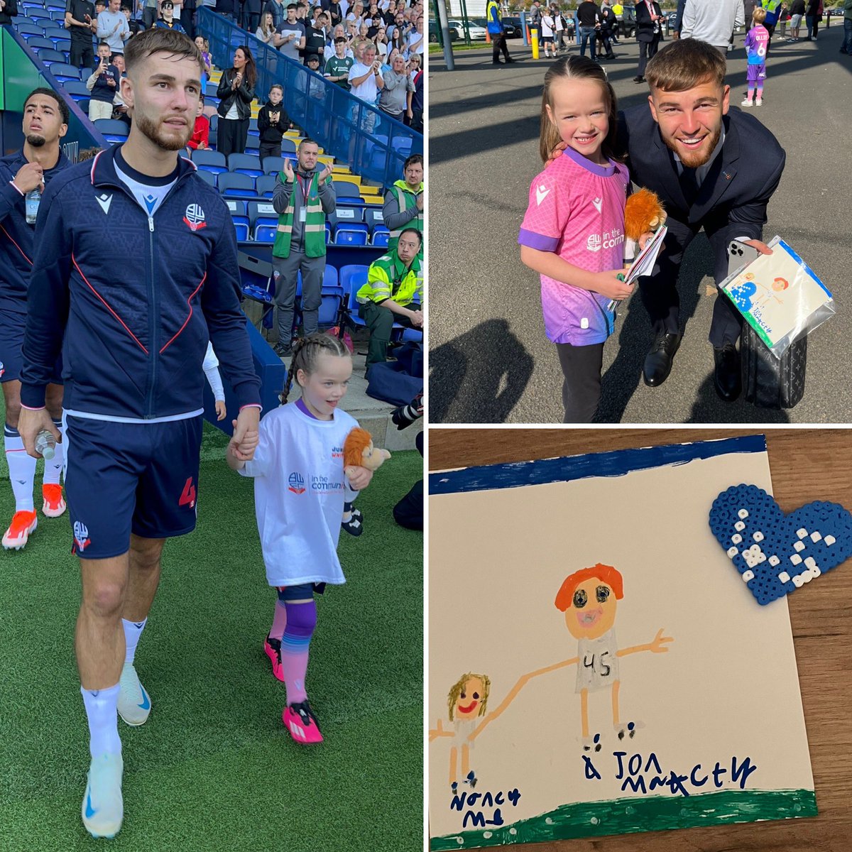 Nancy is hoping to see <a href="/johnmcatee161/">John McAtee</a> before the game again tomorrow so she can ask him to sign these photos.