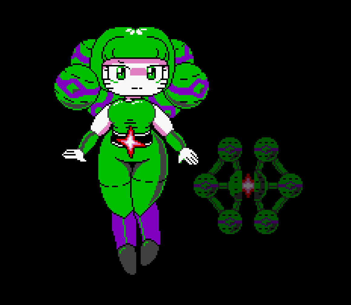 DEXA_Entertain's tweet photo. Bosconian girl. <3 #Pixelart #ドット絵 #イラスト #ボスコニアン #Bosconian #ナムコ #retrogames #namco #arcadejp #arcade https://t.co/WyV8gncISn