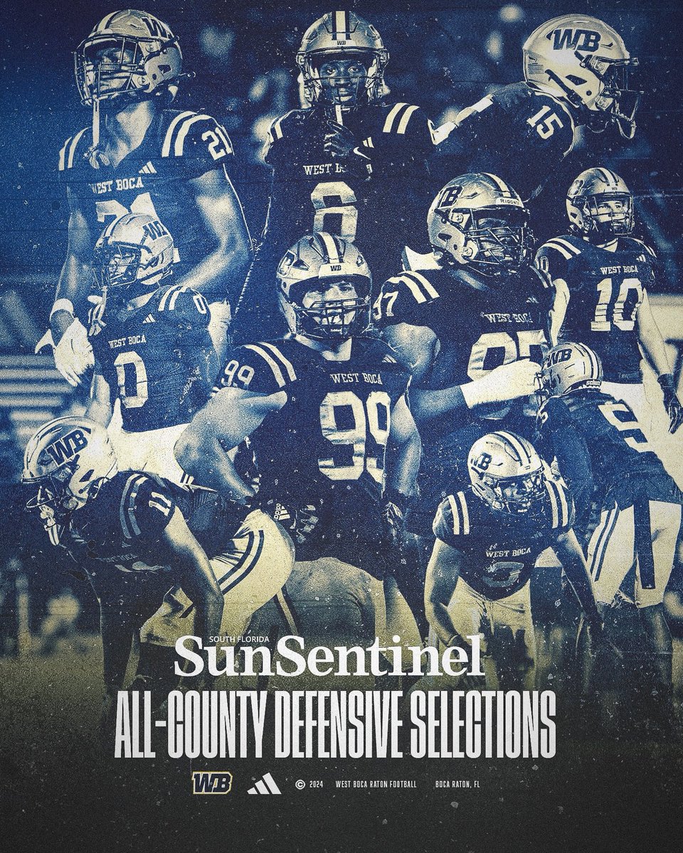 Dylan Potts (@coachdylanpotts) on Twitter photo Congratulations to our defensive guys for being selected to the <a href="/SunSentinel/">South Florida Sun Sentinel</a> All-County team!
POTY: <a href="/XavierReid50/">xavier reid</a>
1st Team: <a href="/jbroadnax_5/">Jaydin Broadnax</a> <a href="/m8xwell__/">maxwell reid</a> <a href="/DamonAllen07/">Damon Allen</a>
2nd Team: <a href="/JAMARTHOMP2027/">JAMAR THOMPSON</a> <a href="/GrantEdmond5/">Grant Edmond</a>
HM: <a href="/weluv_dodo/">Delorean S. Airall Jr.</a> <a href="/Afordjr1/">Aaron Ford Jr.</a> <a href="/DemetriusGeath1/">Demetrius Geathers jr</a> Amari Ford Congratulations to our defensive guys for being selected to the <a href="/SunSentinel/">South Florida Sun Sentinel</a> All-County team!
POTY: <a href="/XavierReid50/">xavier reid</a>
1st Team: <a href="/jbroadnax_5/">Jaydin Broadnax</a> <a href="/m8xwell__/">maxwell reid</a> <a href="/DamonAllen07/">Damon Allen</a>
2nd Team: <a href="/JAMARTHOMP2027/">JAMAR THOMPSON</a> <a href="/GrantEdmond5/">Grant Edmond</a>
HM: <a href="/weluv_dodo/">Delorean S. Airall Jr.</a> <a href="/Afordjr1/">Aaron Ford Jr.</a> <a href="/DemetriusGeath1/">Demetrius Geathers jr</a> Amari Ford