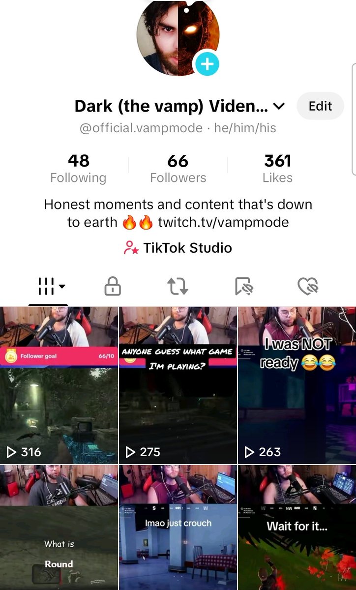 DarkVidenge's tweet photo. I got permission to go live on Tiktok so go follow! I'm not used to "doing it" there but I'll learn 😎😎 #codzombies #battleroyale #fortnite #streaming #streamer https://t.co/frQRcG6Rcj