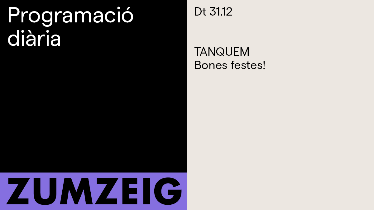 Avui dimarts tanquem! Bon any a tothom 🥂