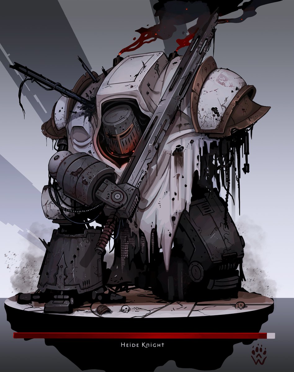 WolfdawgArt's tweet photo. Heide Knight

#warhammer40k #darksouls #warhammercommunity https://t.co/NpugHDfPJs