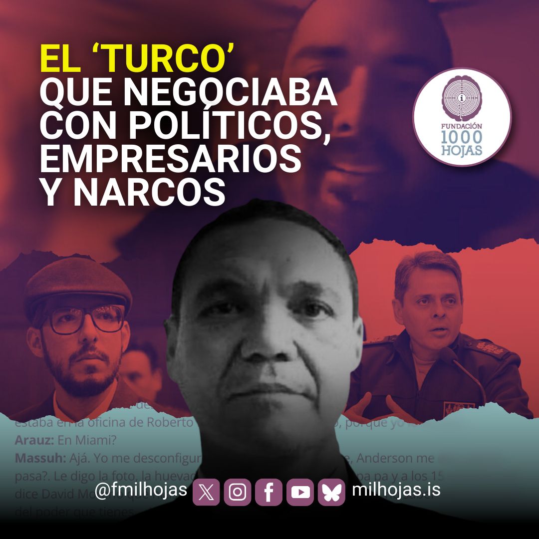 ATENCIÓN | Nain Massuh le daba instrucciones sobre cómo trabajar a #AnderssonBoscán, quien consideraba al ‘turco’ como si fuera su padre y más...

Lea los detalles directamente en nuestro portal por el bloqueo o en milhojas.is/615808-de-las-…

Massuh proclamaba ser socialcristiano a