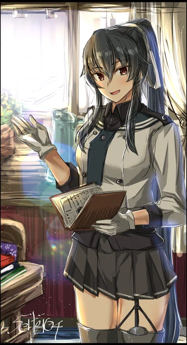 今年印象に残ってるイラスト四枚はこれかな～#2024年自分が選ぶ今年の4枚 #艦これ 