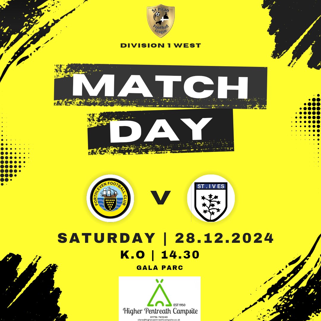 porthlevenfc's tweet photo. Last of the football for this year at Gala Parc as our Reserves welcome St Ives.
#OneMorePort https://t.co/H5m4D5Xcaj