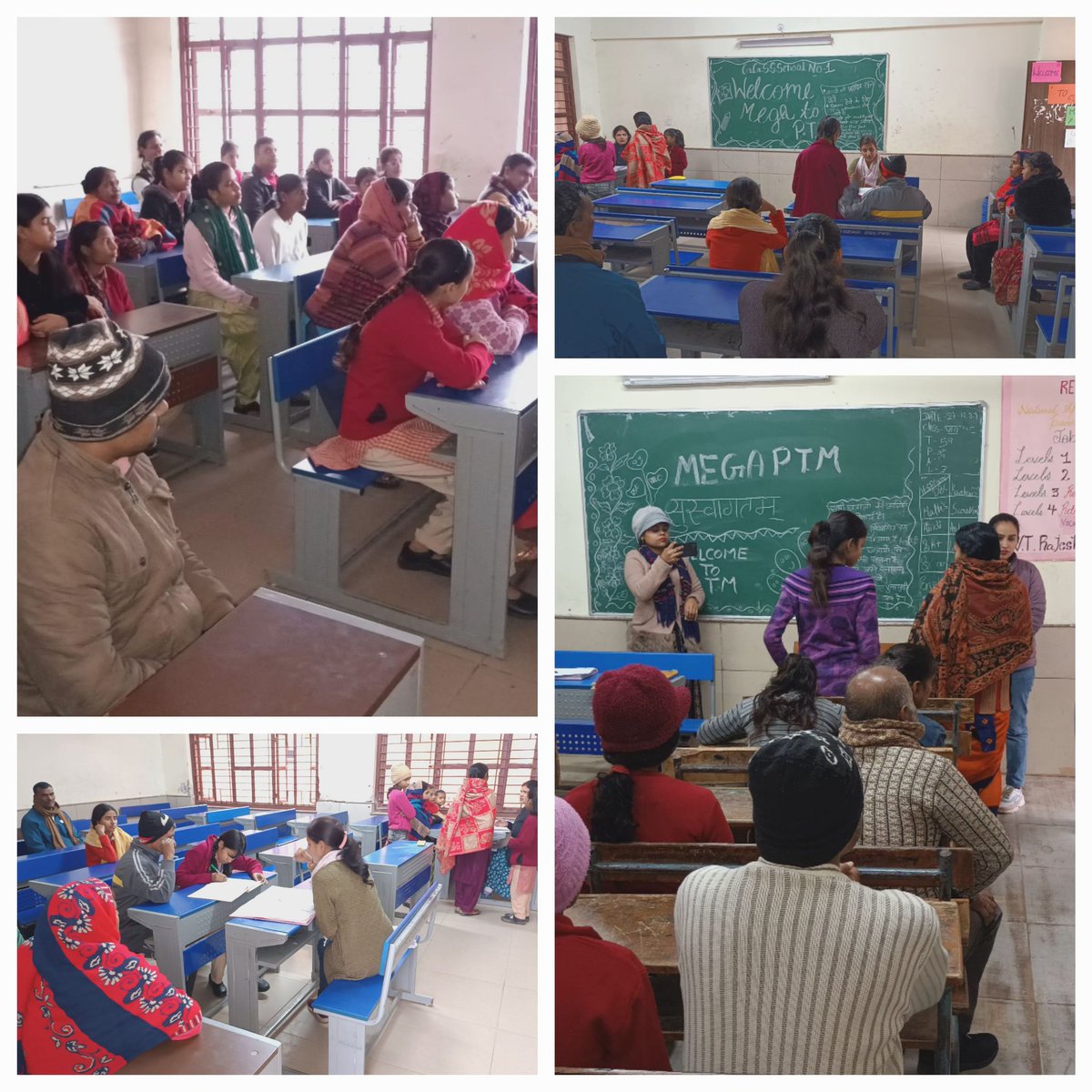 RajeshScience1's tweet photo. "In a PTM, we don't just discuss progress, we build the roadmap for a brighter future together." Mega  PTM successfully conducted at GGSSS No 1.Molarband. 
#MegaPTM 
#DelhiEducation https://t.co/ZdbyME8i68
