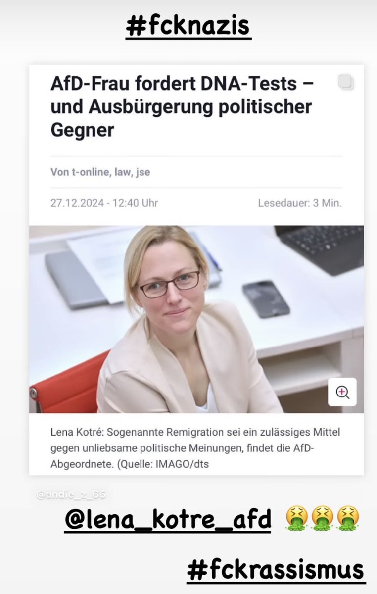 333Figaro's tweet photo. @NancyFaeser , es gibt etwas zu tun! #AfDVerbotSofort https://t.co/EgvfLiWnas
