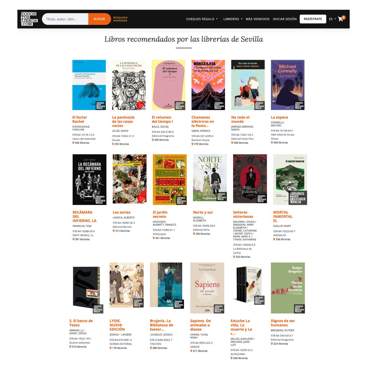 Narrativa, ensayo, clásicos, divulgación científica o cómic...

Estas son algunas de las recomendaciones que las librerías sevillanas plantean para estas fechas. 

cutt.ly/BeM2VrhP