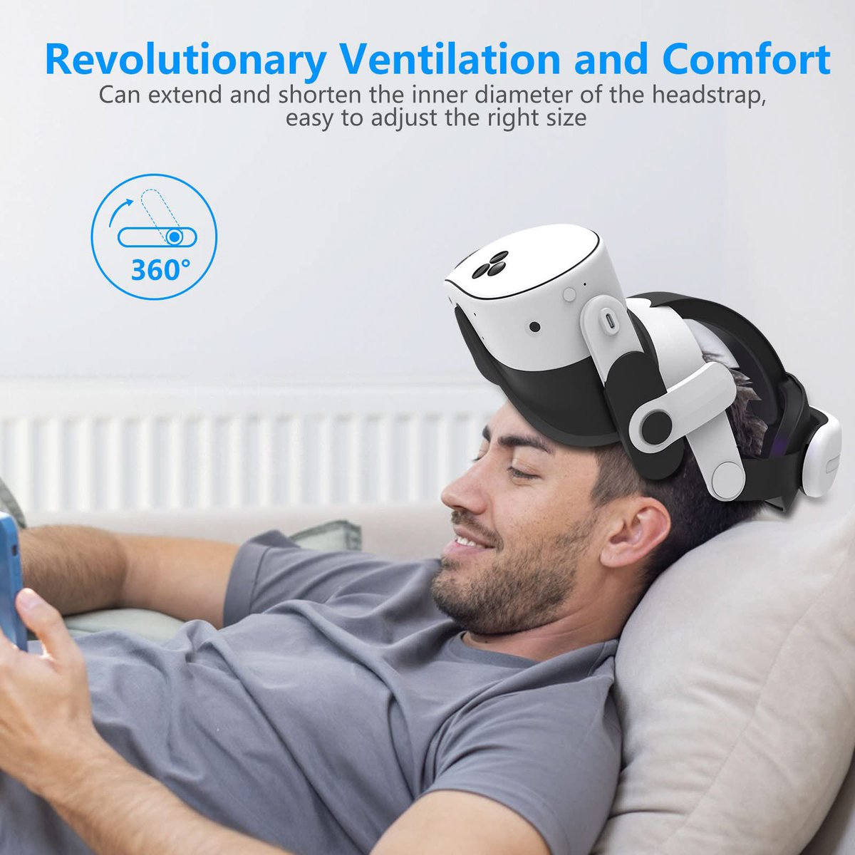 👏Meta Quest 3/Quest 3S Head Strap 
✅Thickened and comfortable sponge
✅Multiple nodes adjustable
✅No pressure on the face after long-term wearing
✅Easy to insta

🔗amz.run/9GBQ 

#MlemonVR #quest3S #Quest3S #quest3SAccessories #VRAccessories #quest3SHeadStrap #VR