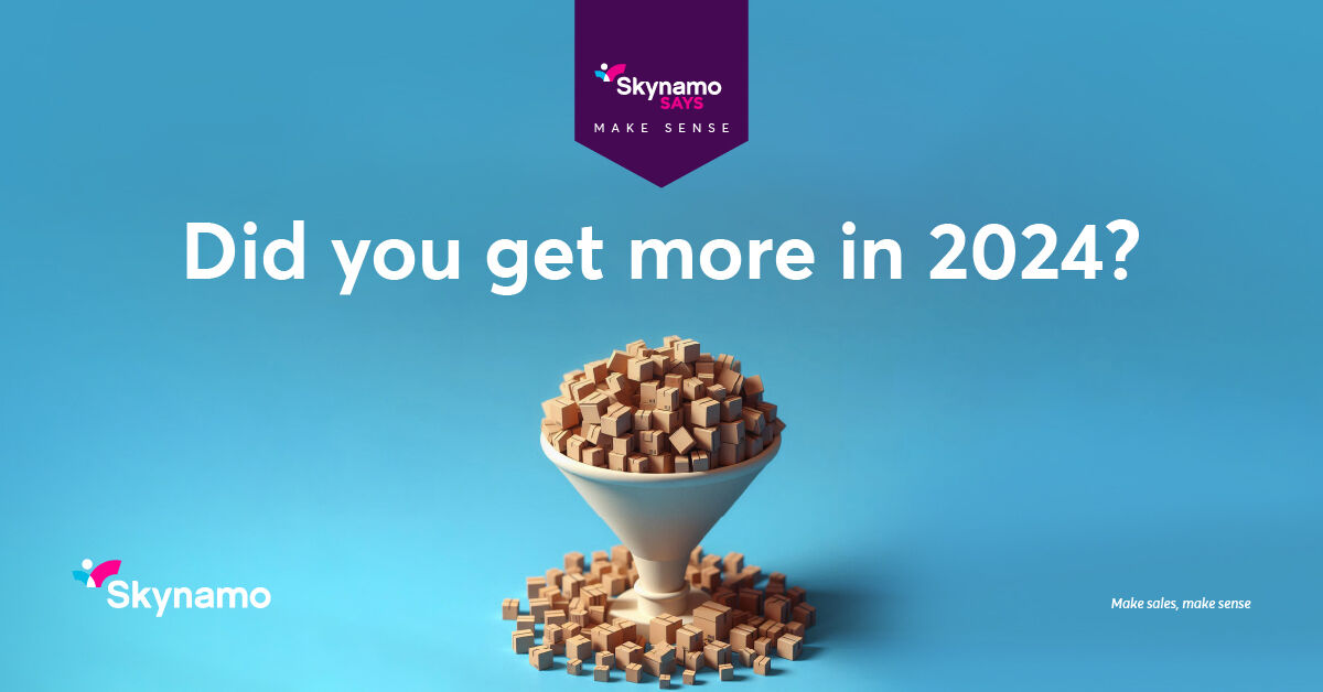 Looking back is the first step towards looking forward. Look back at 2024 as you get ready for 2025. Read more: bit.ly/4fEOPXn

#SkynamoSummer #Lookingto2025