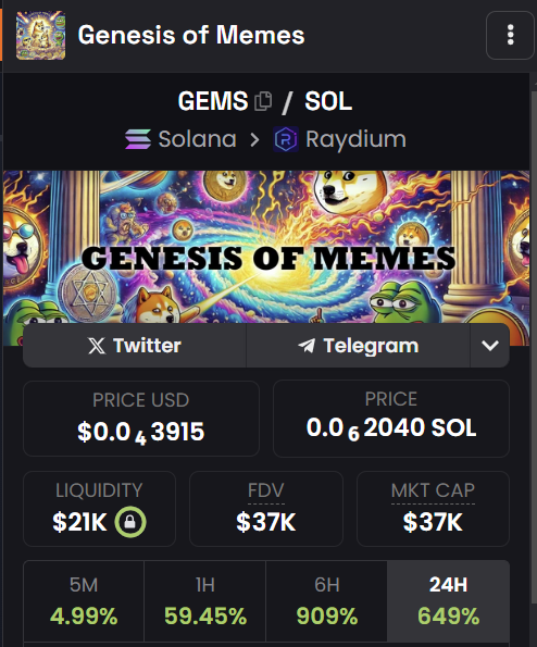 Our <a href="/dexscreener/">DEX Screener</a> profile has now been updated with our CTO.

dexscreener.com/solana/23Ceq1t…