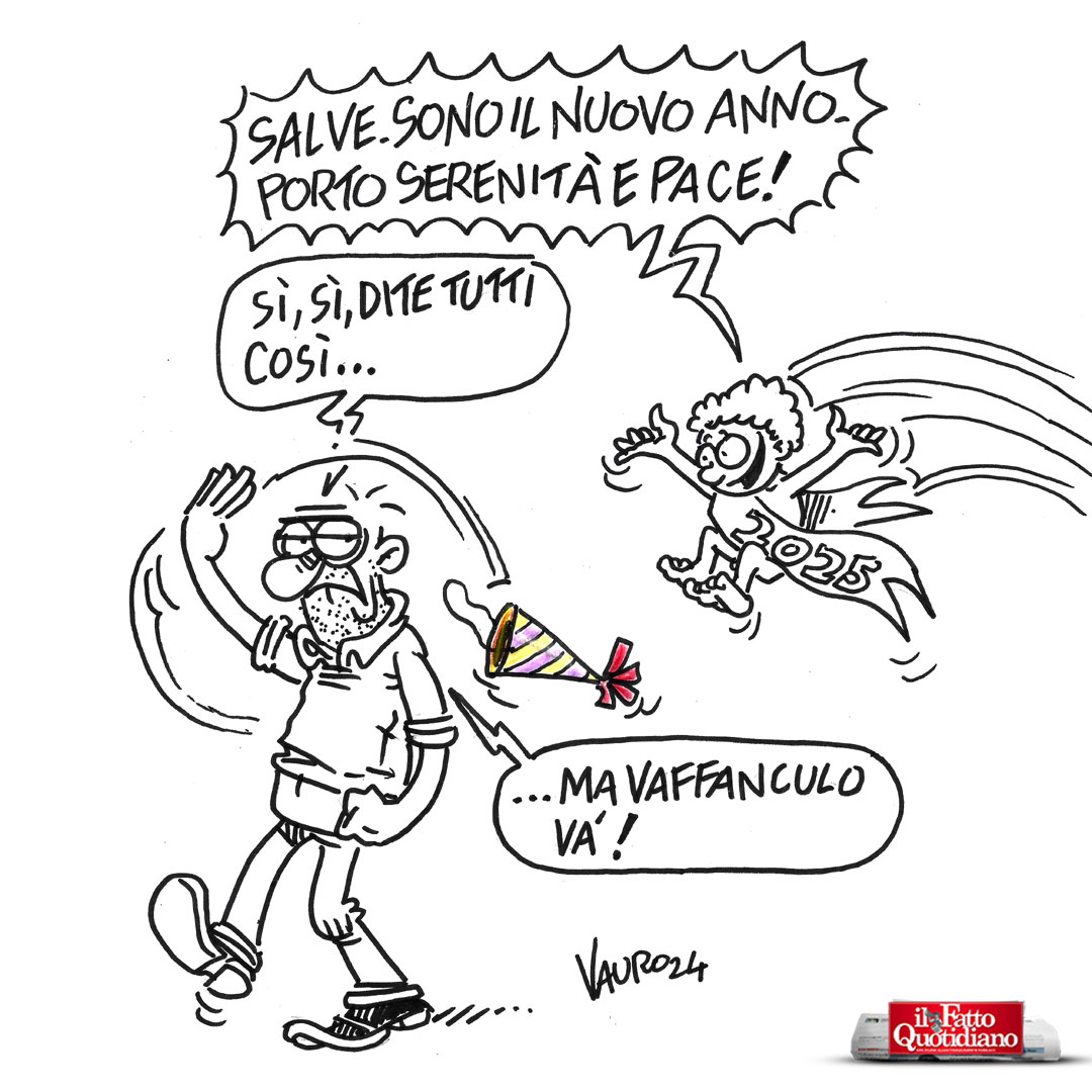 Vauro (@vaurosenesi) on Twitter photo La nuova vignetta di Vauro
in edicola con il <a href="/fattoquotidiano/">Il Fatto Quotidiano</a> #28dicembre
🔴 vauro.etsy.com La nuova vignetta di Vauro
in edicola con il <a href="/fattoquotidiano/">Il Fatto Quotidiano</a> #28dicembre
🔴 vauro.etsy.com