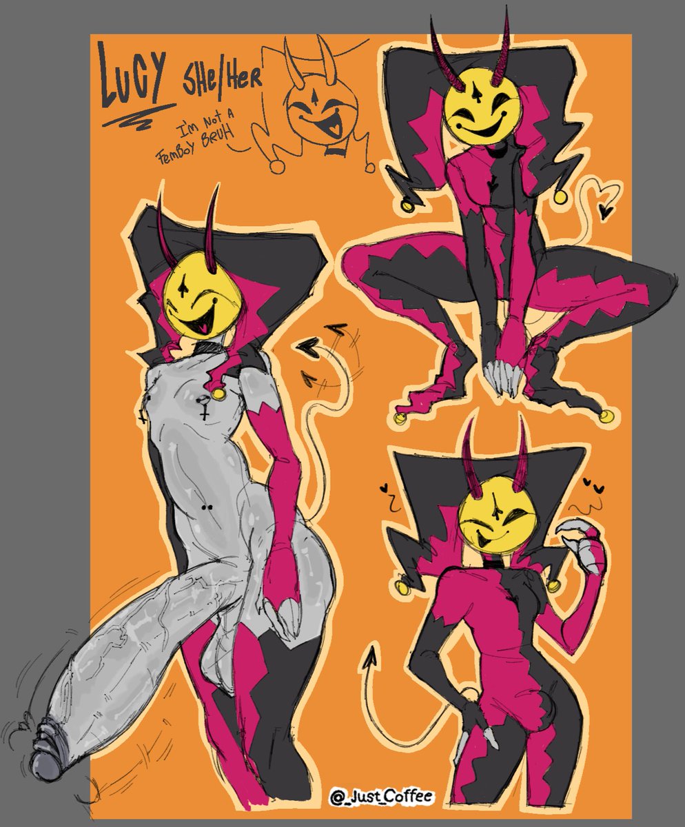 i made a new oc, evil jester :))!!