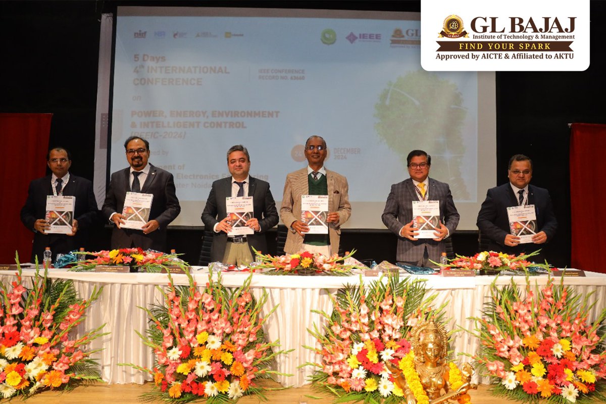 glbajaj's tweet photo. The Department of Electrical and Electronics Engineering at #GLBajaj (#GLBITM) presented the 4th International Conference on Power, Energy, Environment, and Intelligent Control (PEEIC-2024).
#Conference #ElectricandElectronicEngineering #Paperpresentation #Research #Scholar https://t.co/W6vKPopyRd