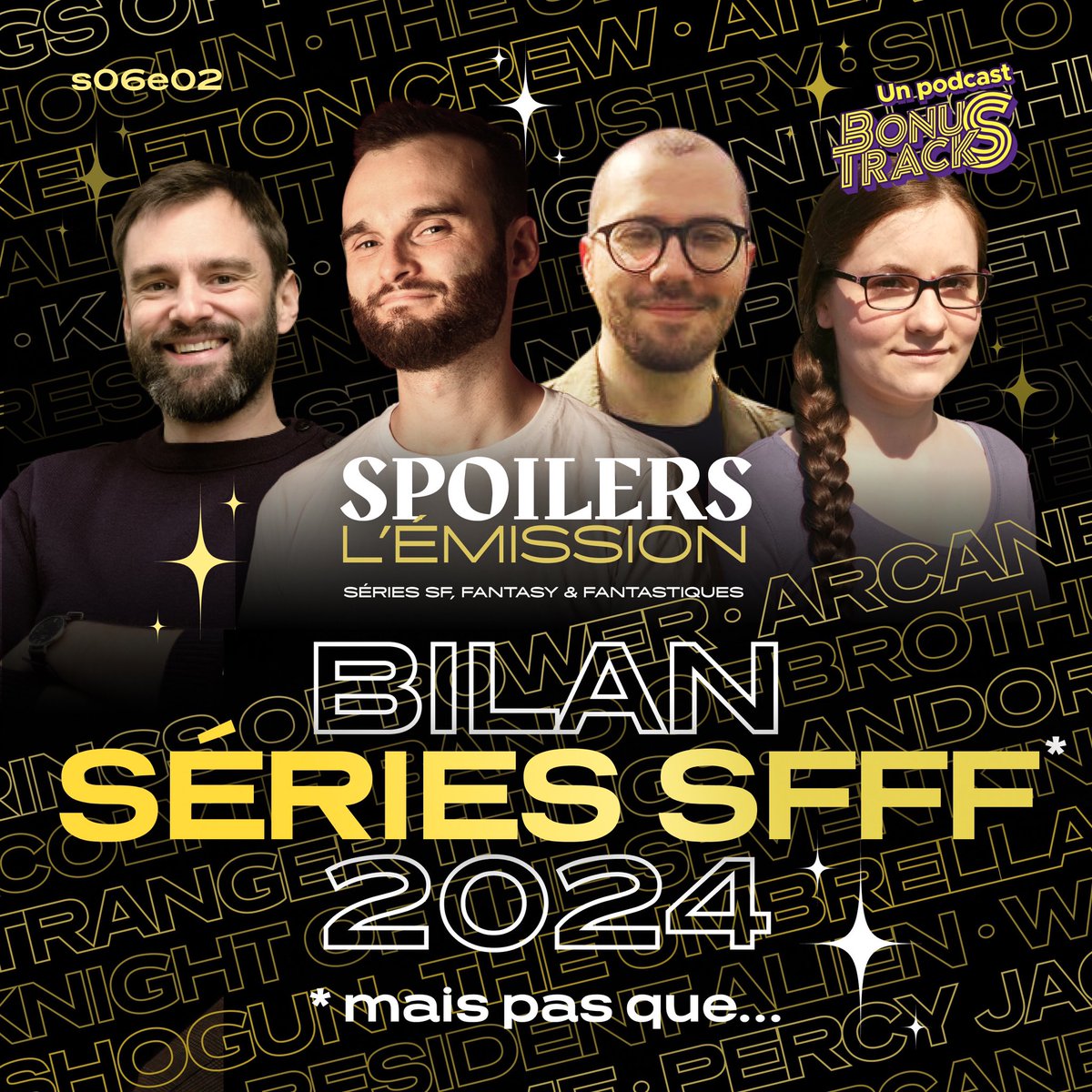 Dernière #EmissionSPOILERS de l’année ! Un bilan chill, plein d’oublis et de choix subjectifs dans ce qu’on retient de nos visionnages 2024. Bonne écoute et bonne fin d’année à tou.te.s 🥂✨
👉 spoilers.lepodcast.fr/notre-bilan-se…
