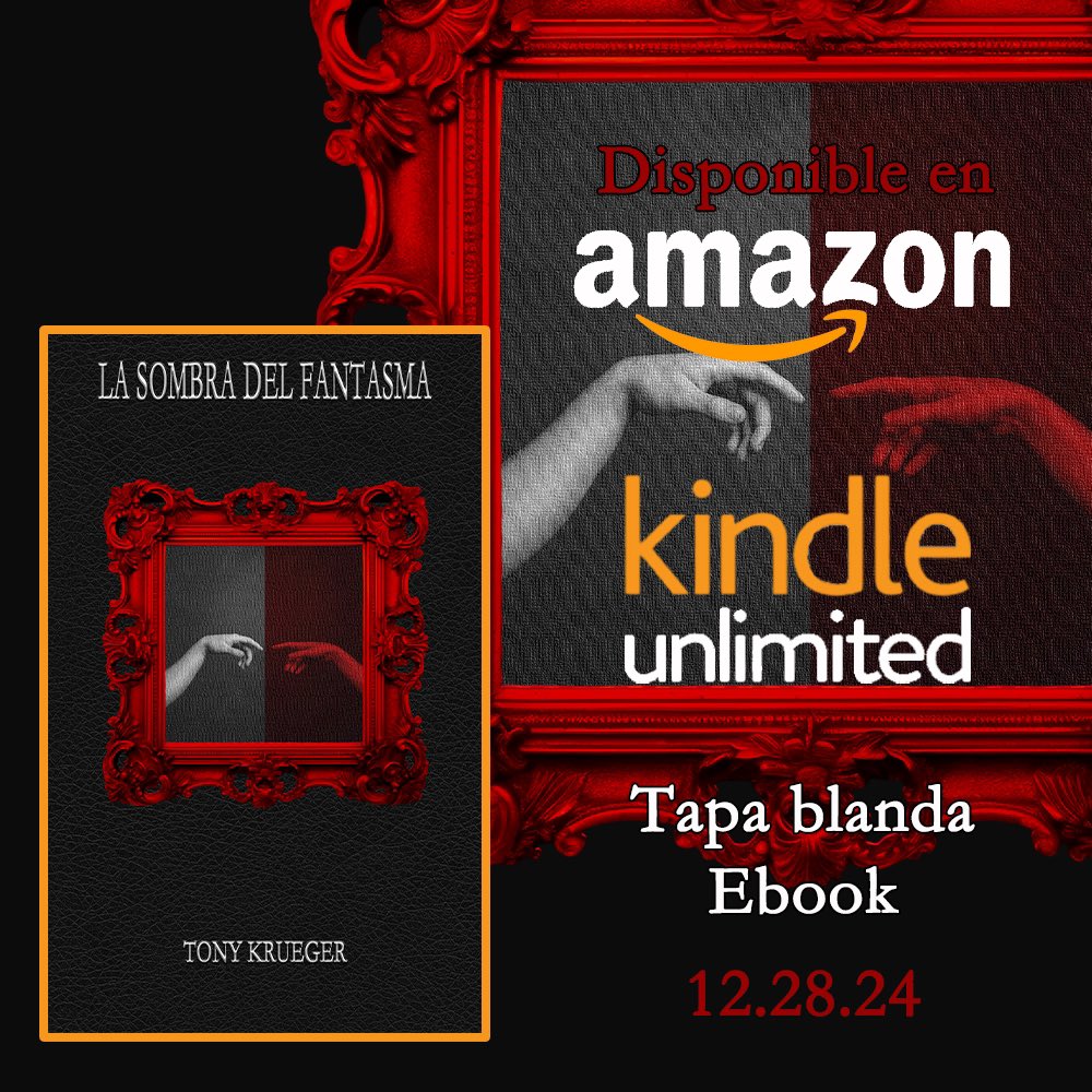 TonyKrueger28's tweet photo. MI NUEVO LIBRO YA ESTÁ AQUÍ!!! 📖💀🖋️

https://t.co/UHFafg2PEd
.
.
.
#TonyKrueger #Author #Autor #Horror #Terror #Books #Libros #LaSombraDelFantasma #Ghosts #Fantasmas #ShortTales #RelatosCortos #DarkTales #RelatosOscuros #Tales #Relatos #Stories #Writer #Writing #Amazon #Kindle https://t.co/MkvLA6NdFr