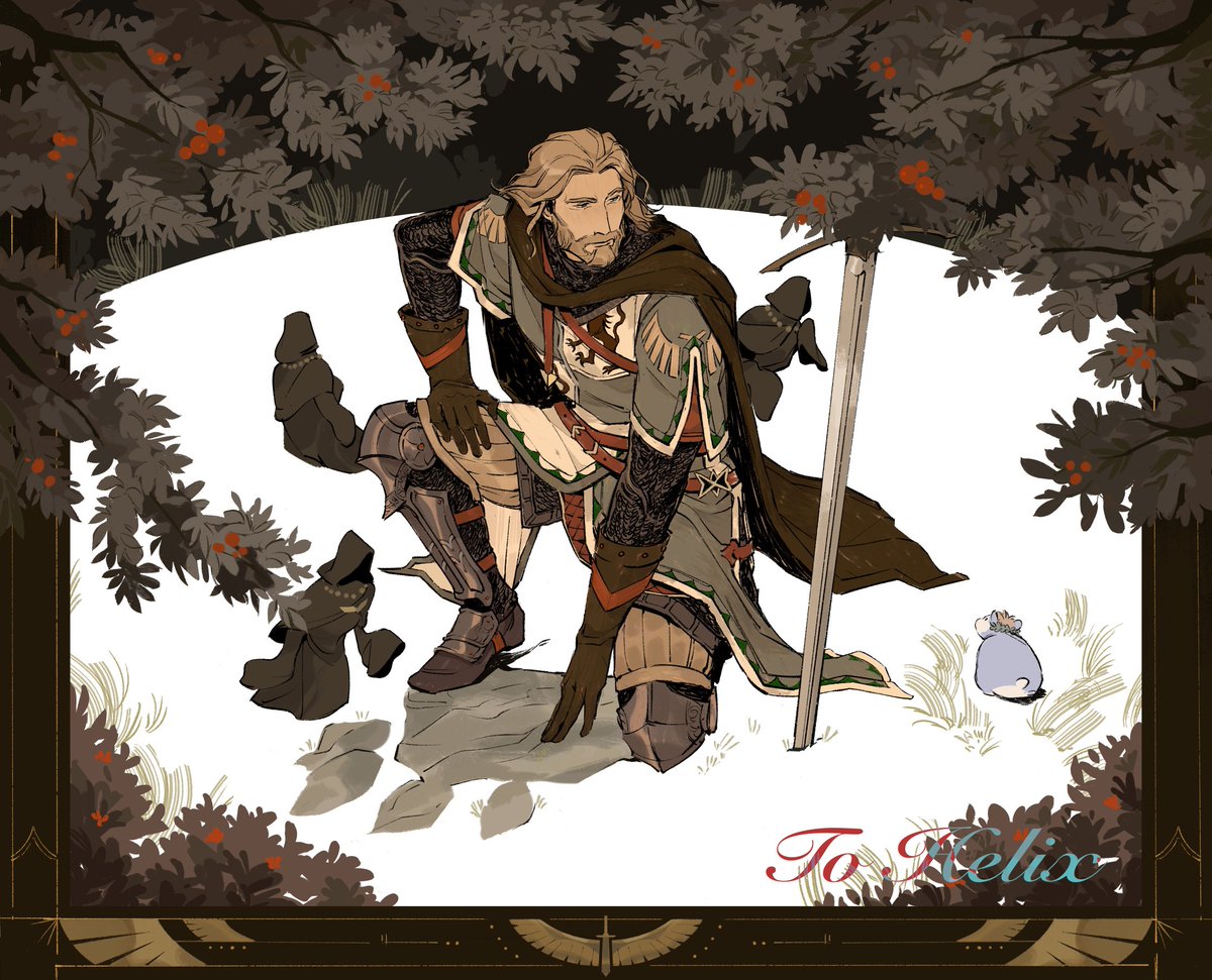 The first reign in Macragge
The last hunt in Caliban

*约了夏师给我画画，谢谢他💐