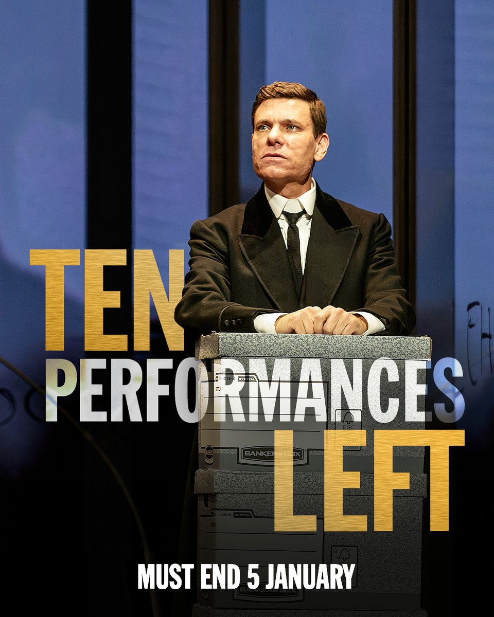 Final 10 Performances. 
#TheLehmanTrilogy