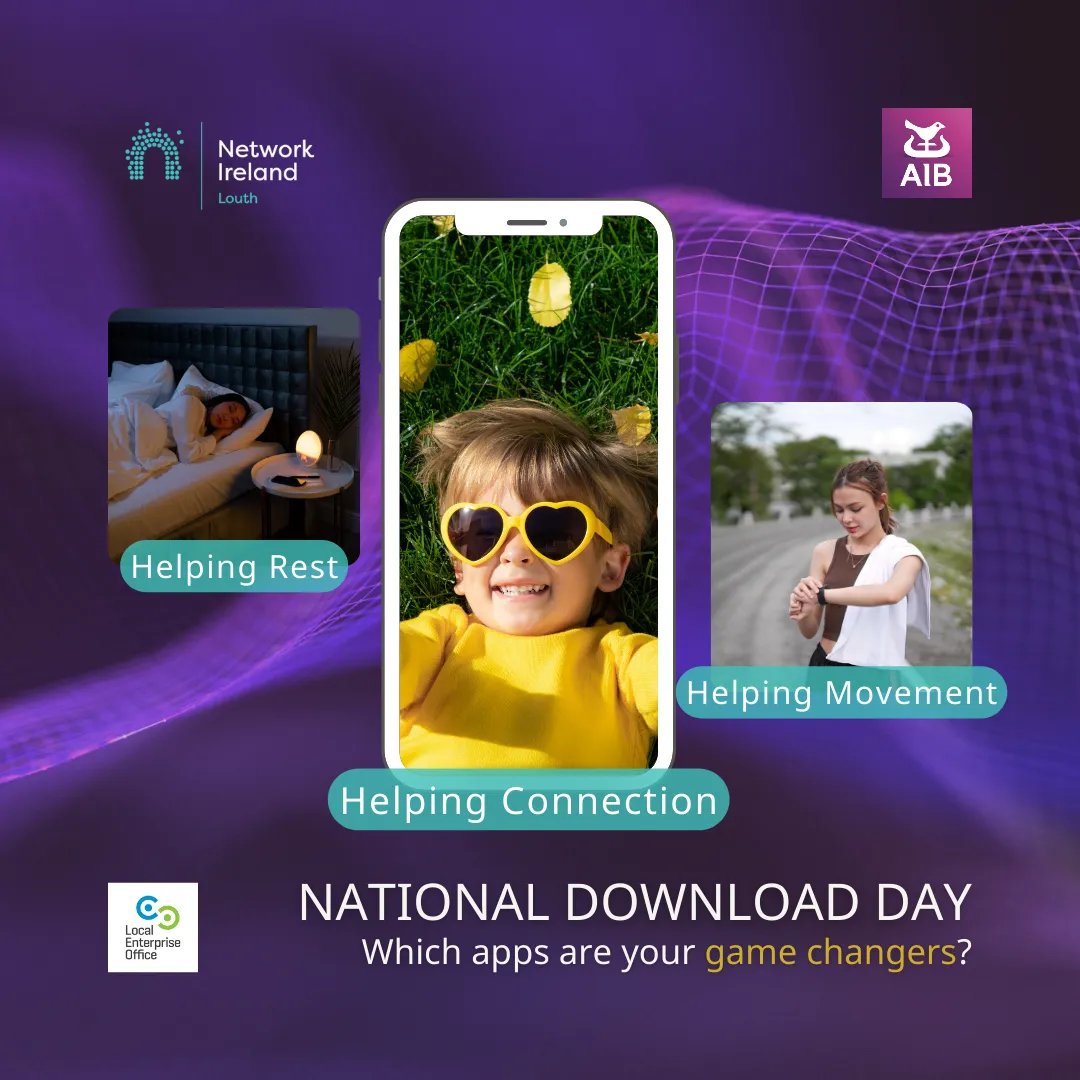 📲✨ It’s #NationalDownloadDay! ✨📲

As the busiest day for app downloads, it’s the perfect time to grab tools that make running your business smoother in the year ahead! 💼💡

Share your faves below! 👇

#NetworkIreland #AStepAhead #supportedbyAIB #LEOLouth