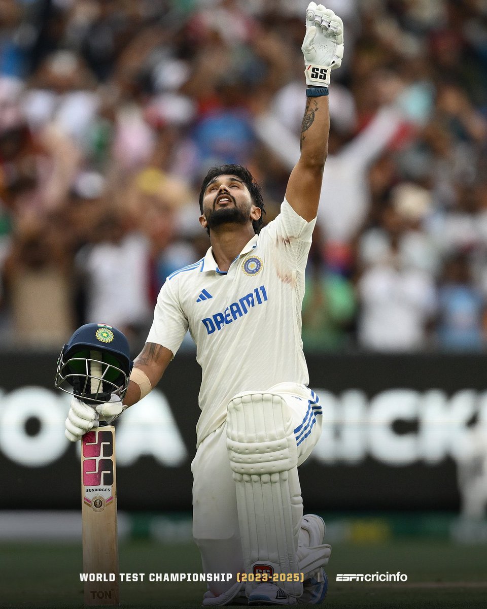 KTRBRS's tweet photo. What a swag and what a terrific, gutsy innings @NKReddy07 👏🤘

Take a bow young man. You made your mark and what a stage to make it on 

I see a future Team India Captain in you #NitishKumarReddy 

Congratulations to Sri Mutyala Reddy Garu, proud father of Nitish and to the entire family too