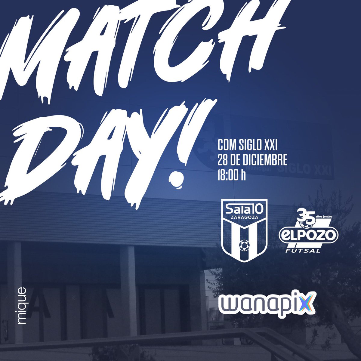 WanapixSala10's tweet photo. 𝑪𝒐𝒏 𝒕𝒐𝒅𝒐 𝒚 𝒄𝒐𝒏 𝒕𝒐𝒅𝒐𝒔

📍 18:00h Pabellón Siglo XXI
🆚 @ElPozoMurcia_FS
🎟️ Entradas: https://t.co/lmkqWGX6QU

😉 Recuerda acudir con tu juguete al partido para la 𝗥𝗲𝗰𝗼𝗴𝗶𝗱𝗮 𝘀𝗼𝗹𝗶𝗱𝗮𝗿𝗶𝗮 (entrada gratis para el próximo partido) https://t.co/xIZHm0ZdYE