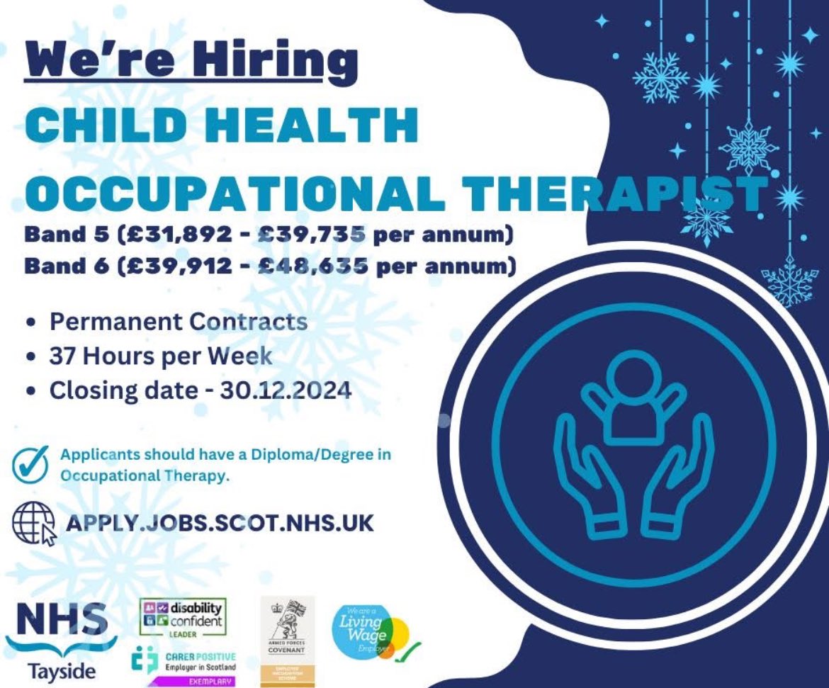 Fiona Loudoun (@floudoun) on Twitter photo Don’t delay…Last few days to apply for amazing opportunities with the innovative and supportive Child Heath OT team <a href="/NHSTayside/">NHS Tayside</a> <a href="/Tayside_CYPOT/">NHS Tayside Child Health Occupational Therapy</a> <a href="/LynneRule/">Lynne Rule</a> <a href="/OT_RGU/">OT_RGU</a> <a href="/QMU_OT/">QMU Occupational Therapy</a> <a href="/ENU_OT_/">Edinburgh Napier Occupational Therapy</a> #occupationaltherapyjobs #OTjobs Don’t delay…Last few days to apply for amazing opportunities with the innovative and supportive Child Heath OT team <a href="/NHSTayside/">NHS Tayside</a> <a href="/Tayside_CYPOT/">NHS Tayside Child Health Occupational Therapy</a> <a href="/LynneRule/">Lynne Rule</a> <a href="/OT_RGU/">OT_RGU</a> <a href="/QMU_OT/">QMU Occupational Therapy</a> <a href="/ENU_OT_/">Edinburgh Napier Occupational Therapy</a> #occupationaltherapyjobs #OTjobs