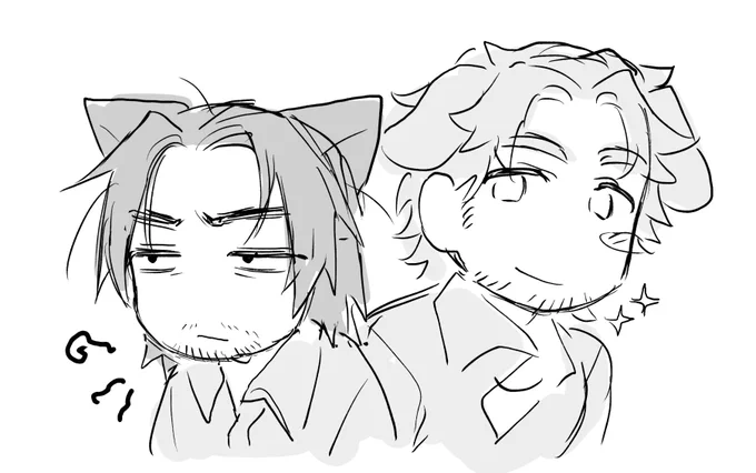 こういう🐶😾カプに弱いんだが #JimCurly 