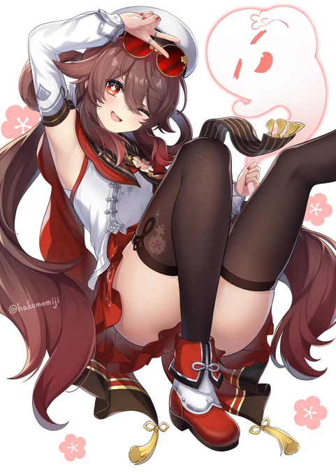 描き納め!胡桃新衣装楽しみ〜 #HuTao 