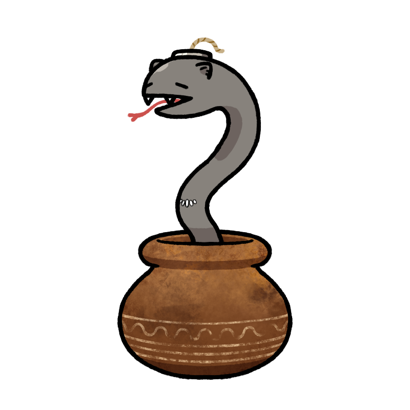 2025年は巳(mi/snake)年なので取り急ぎヘビSSRB素材です 🐍
#ししデコ 