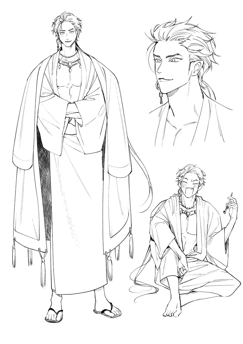 すみ作神×八重代七瑚(@WlEhxGmFeQCpC6g)作生贄女子の和風創作、来年進行予定🪷 