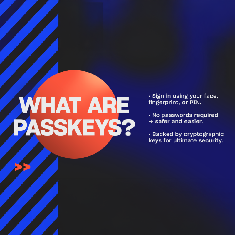 socios's tweet photo. 🔒The Essential Guide to Security on https://t.co/2FROhSNgw8

Passkeys provide:
✅ Reliable security
✅ Simple, password-free access
✅ Peace of mind for all your transactions

Swipe through the graphics to learn more, and don’t forget to bookmark this tweet for future reference!