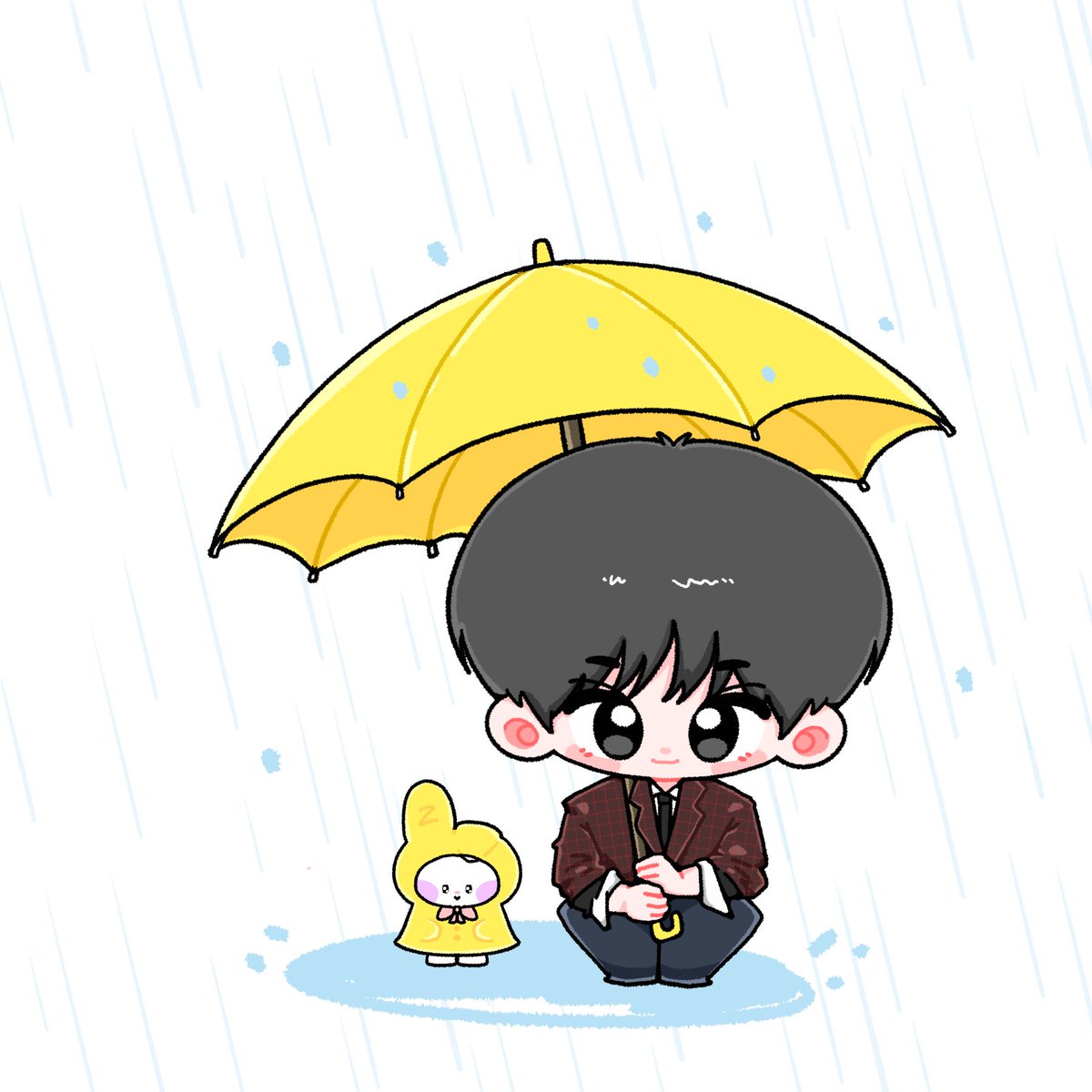 MonetYuJin's tweet photo. 🌧️💛
#한유진  #ZEROBASEONE  #ZB1fanart https://t.co/60rVWIGY2B