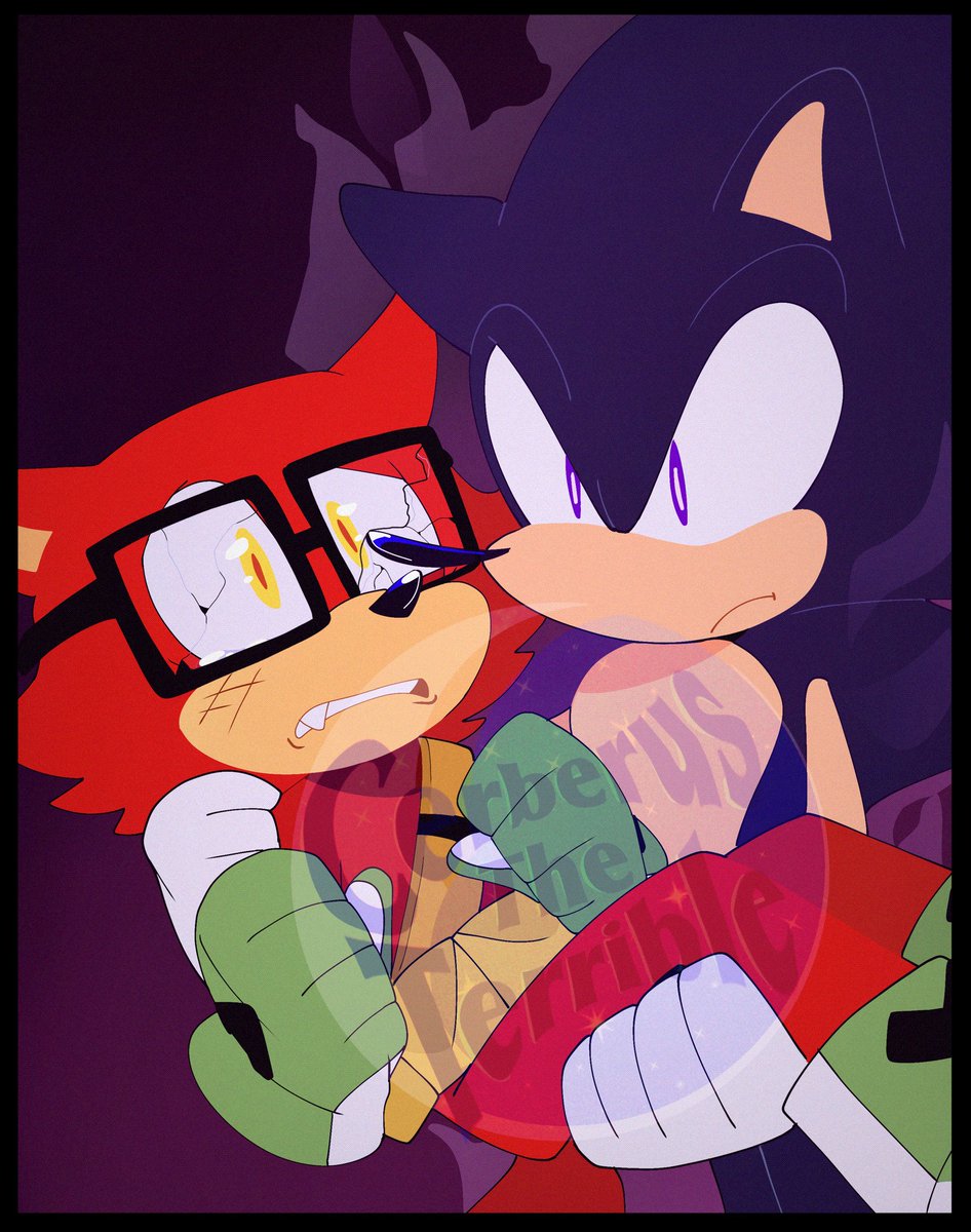 Cerbie20's tweet image. Infinite hurt Gadget for the last time
(I wanted an excuse to draw Sonadget again lmaoooo)
.

#SonicTheHedgehog #Sonadget #GadgetTheWolf